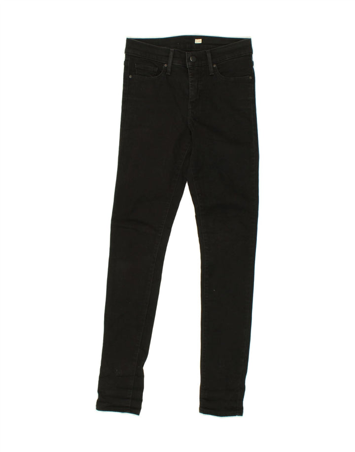 LEVI'S Womens Skinny Jeans W26 L31  Black Cotton Vintage Levi's and Second-Hand Levi's from Messina Hembry 