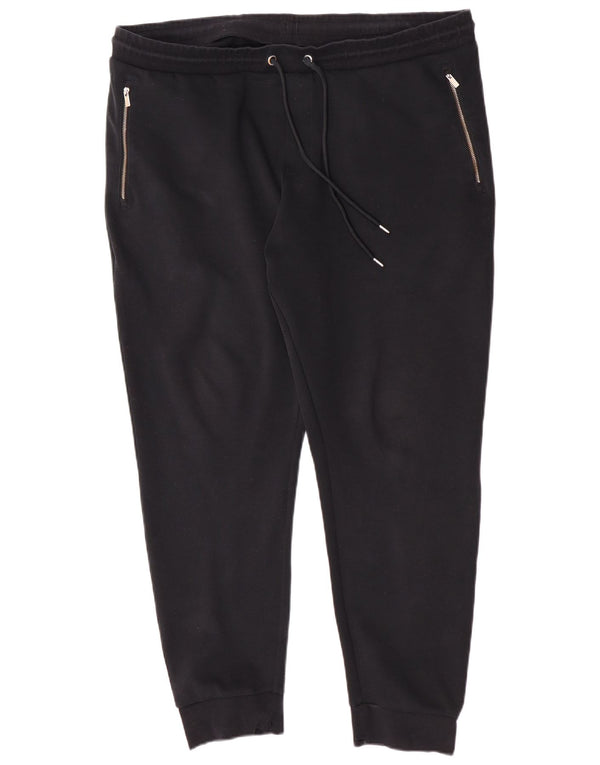 Marks & Spencer Womens Autograph Træningsdragt Bukser Joggers UK 20 2XL Sort