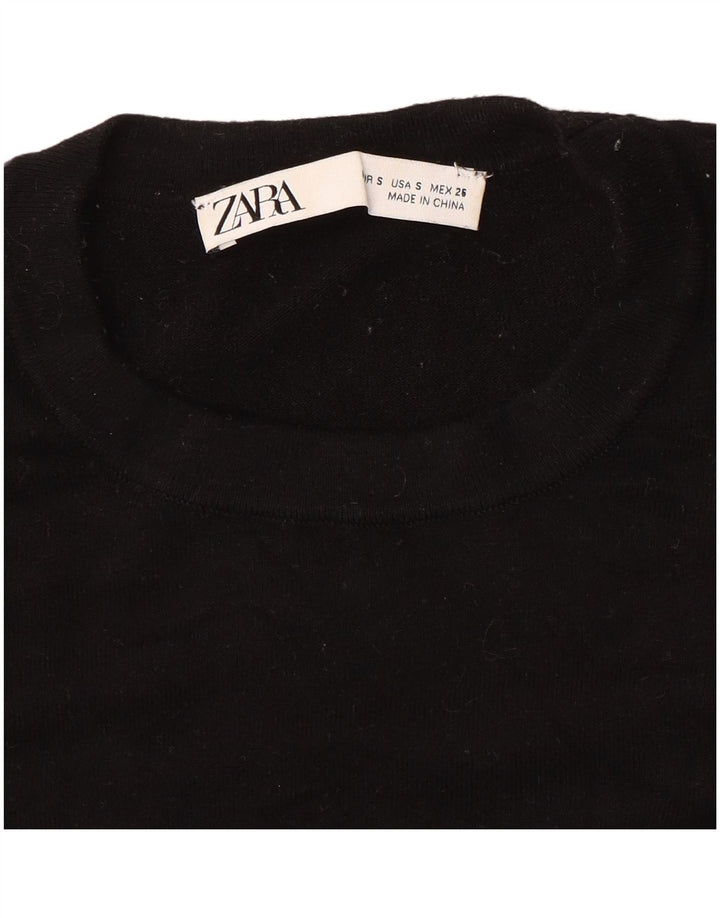 Zara Dame sweater med rund hals DK 10 Lille sort
