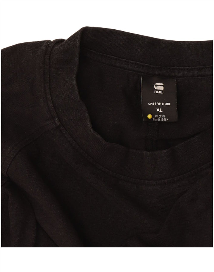 G-Star Herre Grafisk T-Shirt Top XL Sort