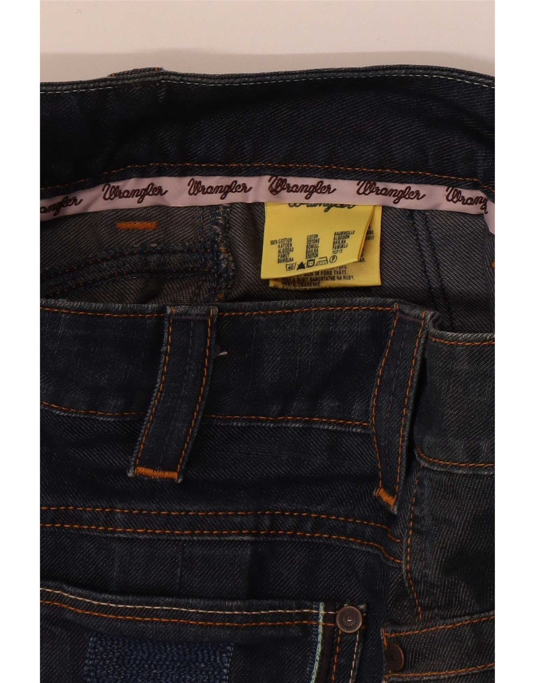 Wrangler Dame Susy Denim Nederdel W28 Medium Navy Blue Bomuld
