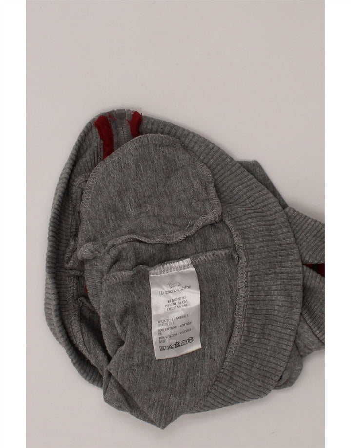 HARMONT & BLAINE Baby Boys Graphic Tracksuit Top Jacket 12-18 Months Grey