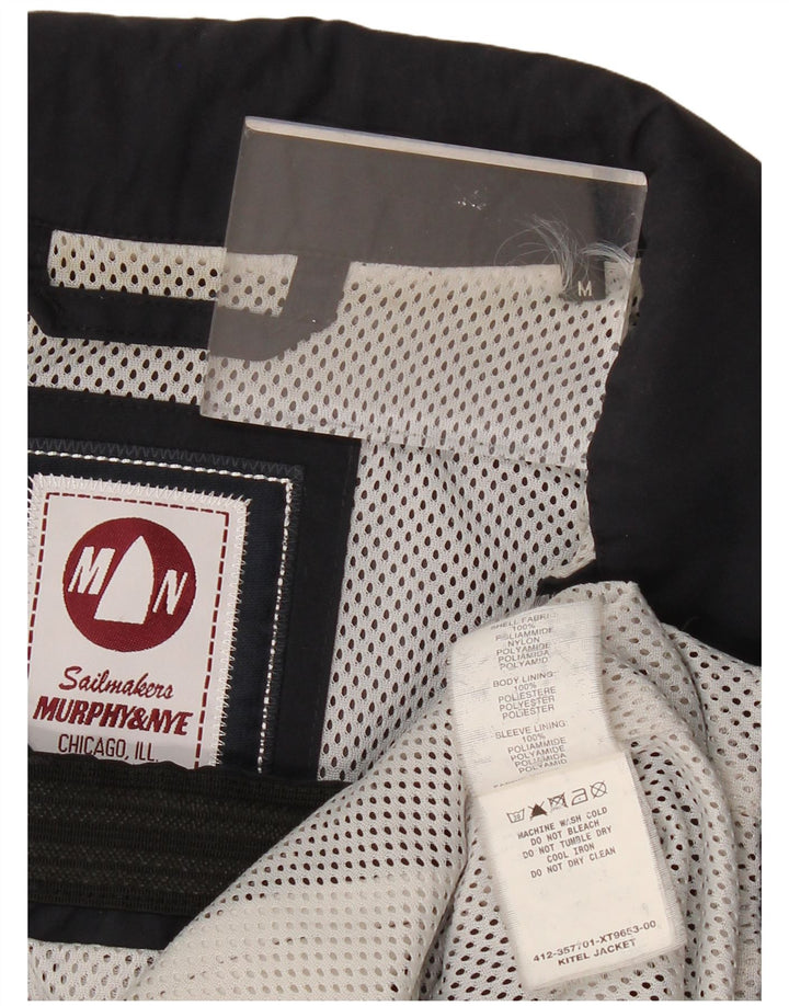 MURPHY & NYE Mens Sailmakers Bomber Jacket UK 38 Medium Navy Blue