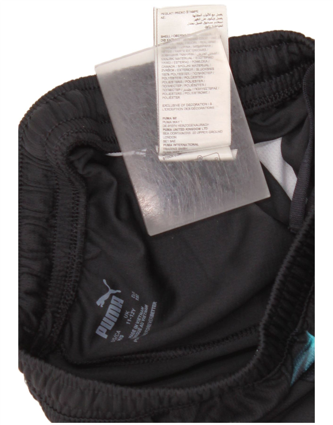 PUMA Boys Manchester City sportsshorts 11-12 år Sort Colourblock