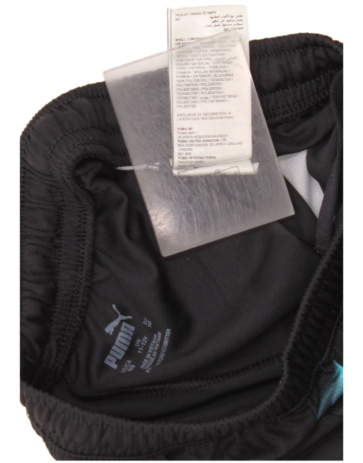 PUMA Boys Manchester City sportsshorts 11-12 år Sort Colourblock