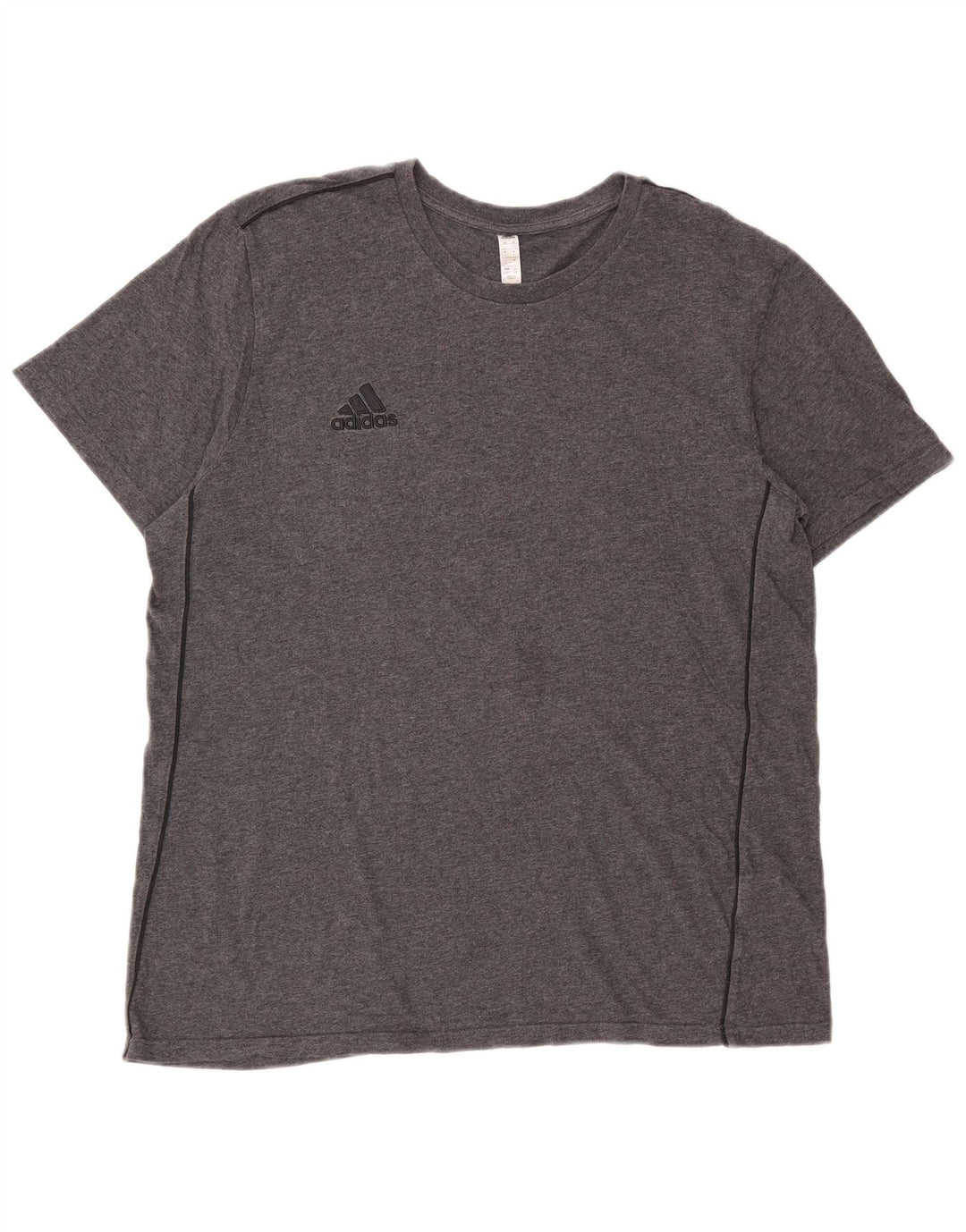 Adidas Herre T-Shirt Top Stor Grå Bomuld