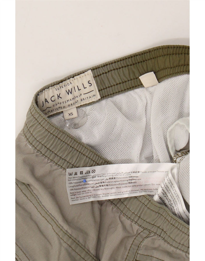 Jack Wills Badeshorts til mænd XS Khaki Polyamid