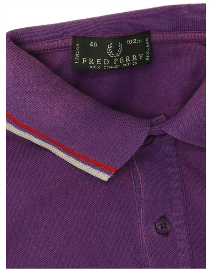 Fred Perry Herre poloshirt Medium Lilla Bomuld