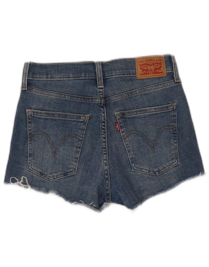Levi's Distressed denimshorts til kvinder W25 XS blå bomuld