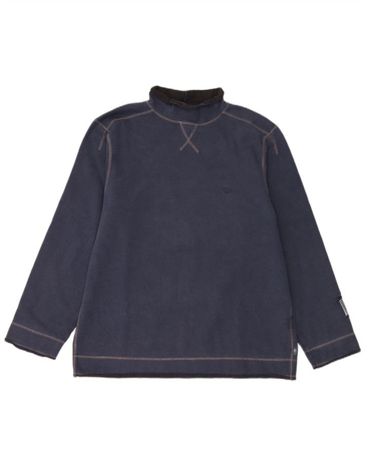 Fat Face Herre Top Langærmet Medium Navy Blue Bomuld