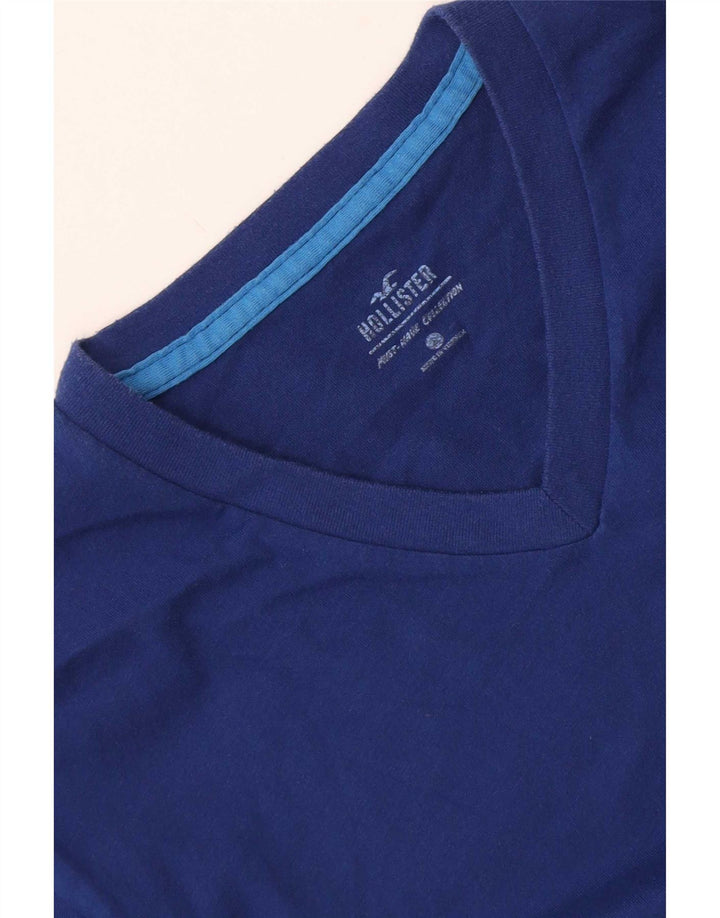 Hollister T-shirt top til mænd, lille marineblå