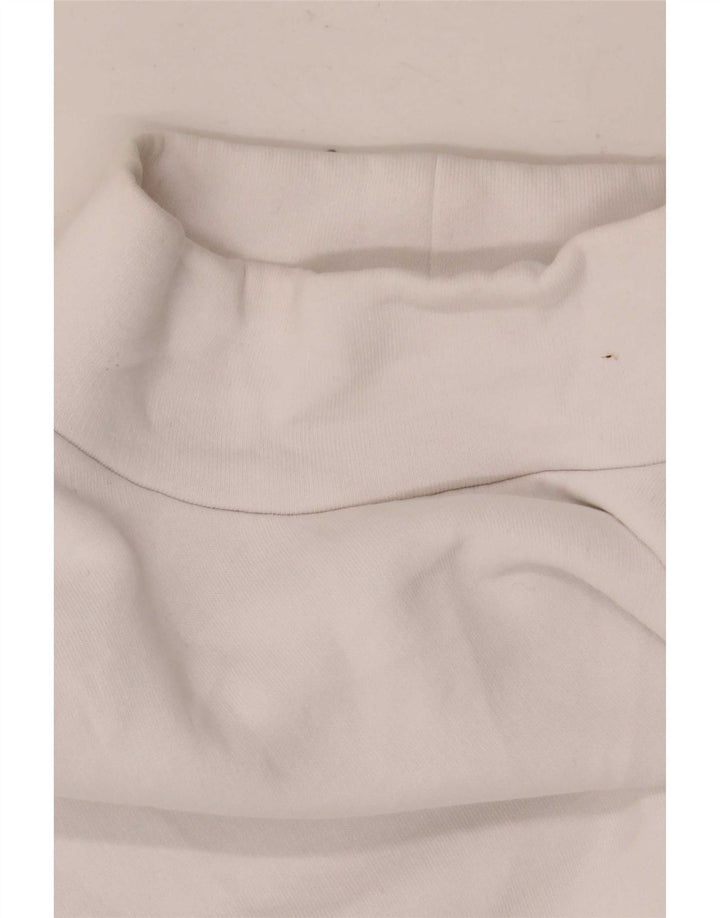 Colmar Womens Oversized Sweatshirt Jumper UK 10 Small White Bomuld