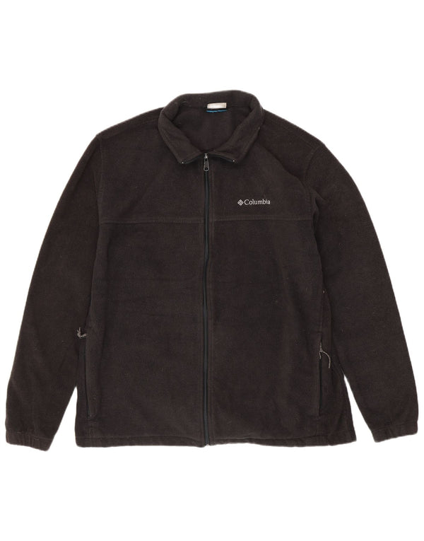 COLUMBIA Fleecejakke til mænd UK 42 XL Sort Polyester