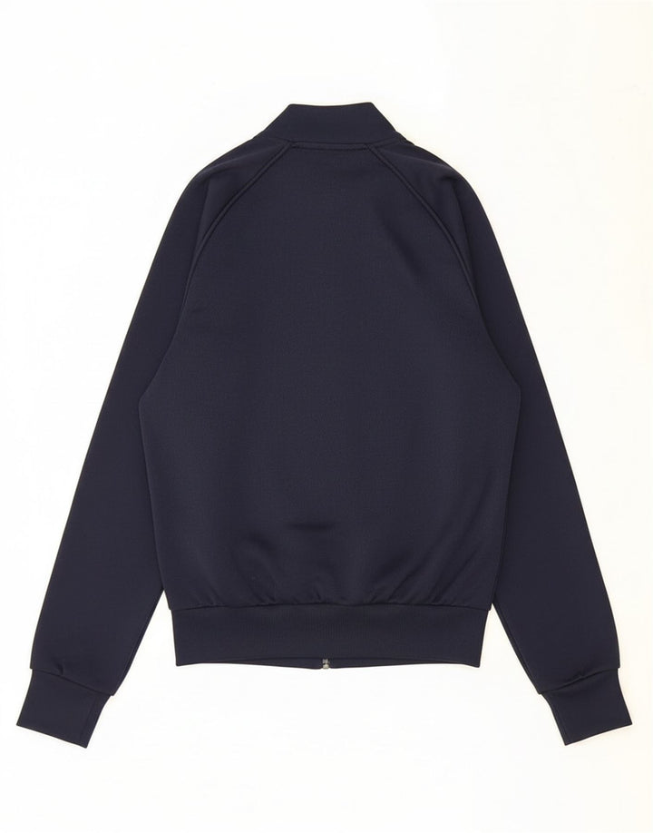 ADIDAS Mens Tracksuit Top Jacket Small Navy Blue Polyester