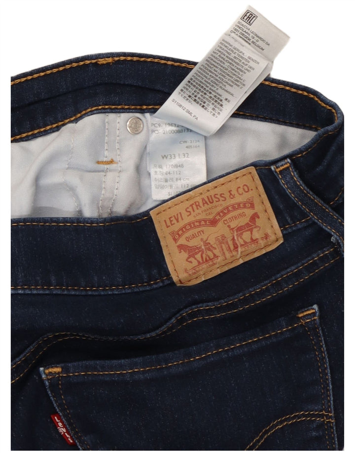 Levi's Dame 315 Shaping Bootcut Jeans W33 L32 Marineblå Bomuld