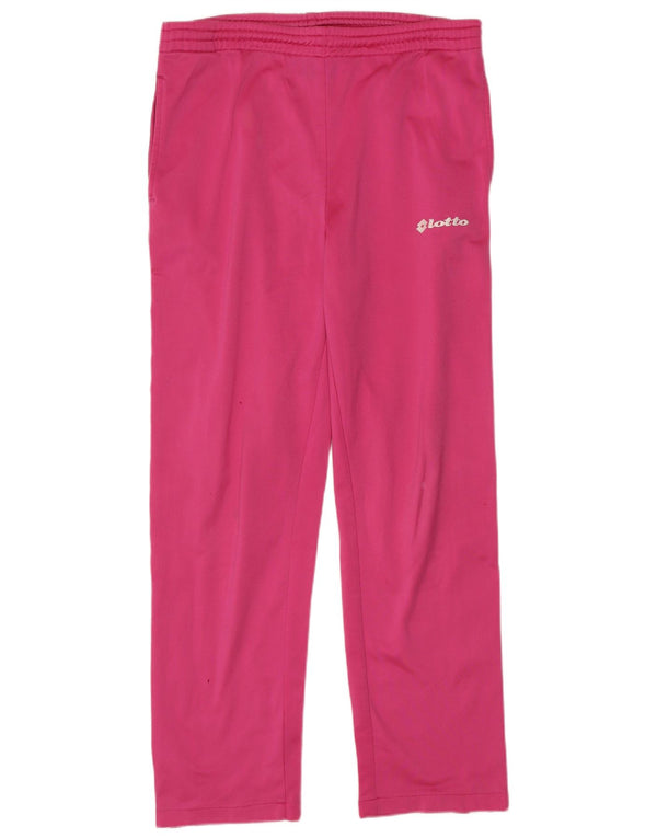 Lotto Womens Grafisk træningsdragt Bukser UK 14 Large Pink Colourblock