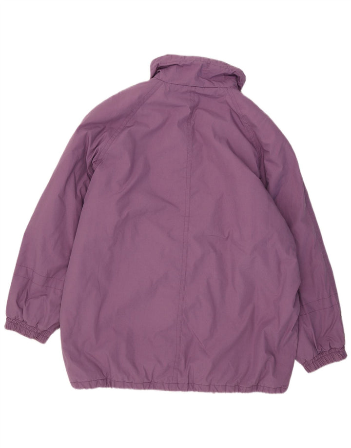 Etirel Dame Oversized Windbreaker Coat IT 44 Medium Lilla Polyester