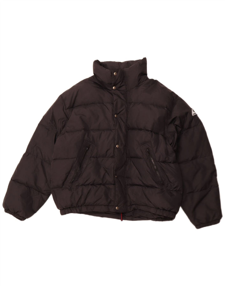 INVICTA Herre hættepolstret jakke UK 40 Stor sort polyamid