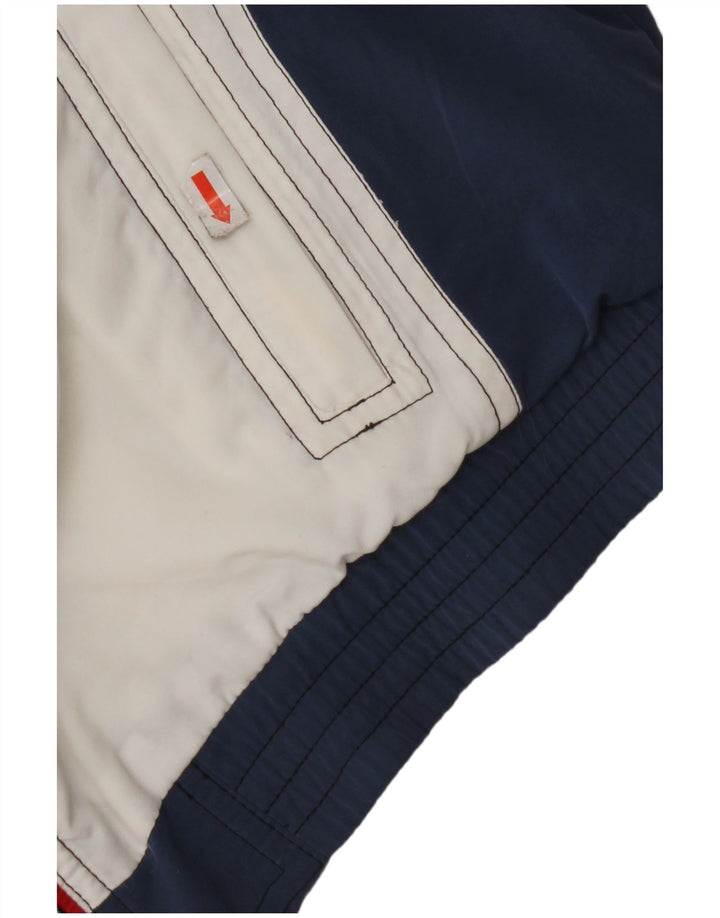 LOTTO Træningsdragt til mænd, topjakke UK 36/38 Small White Colourblock Polyester