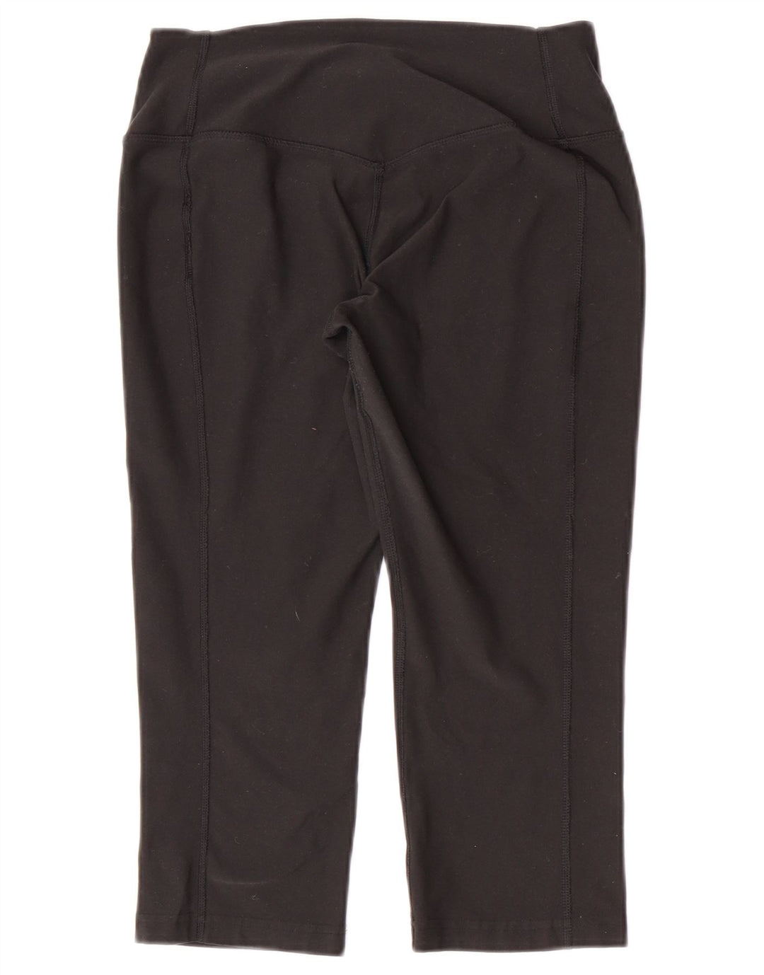 Nike Dame Dri Fit Capri Træningsdragt Bukser UK 8 Small Black Polyester