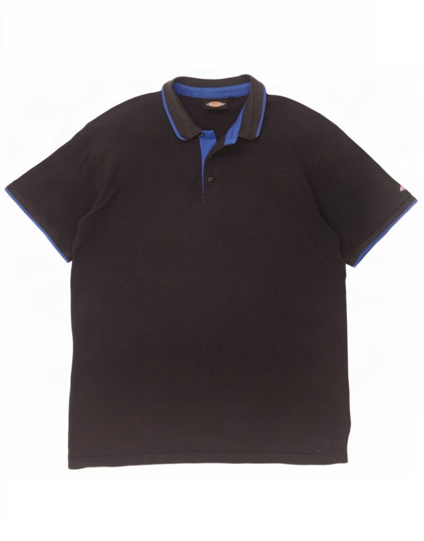 Dickies herre poloshirt 2XL sort bomuld