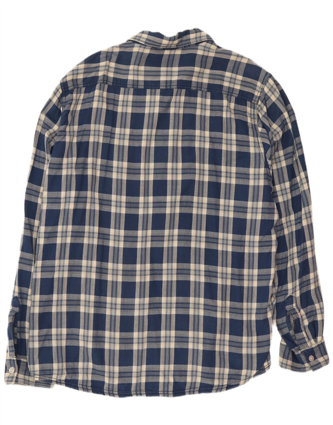 Weird Fish Herreskjorte 2XL Blå Plaid Bomuld