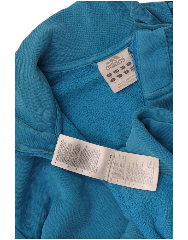 Adidas Herre grafisk træningsdragt Topjakke Medium Blue Colourblock Bomuld