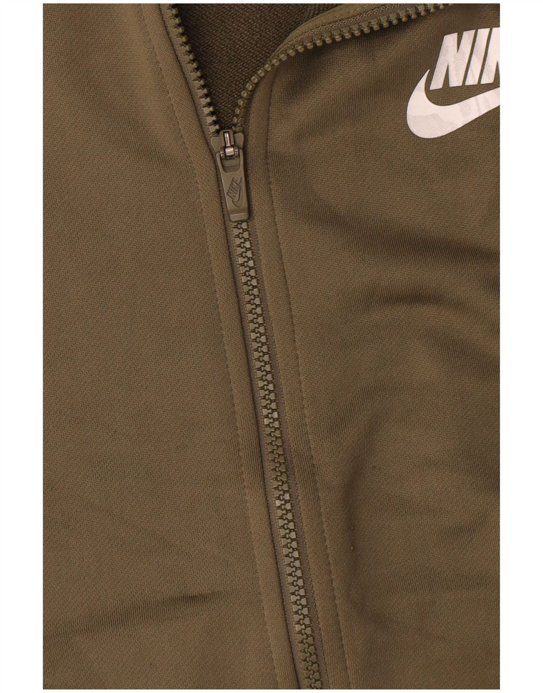 Nike træningsdragt topjakke til drenge 13-14 år XL Khaki Colourblock Polyester