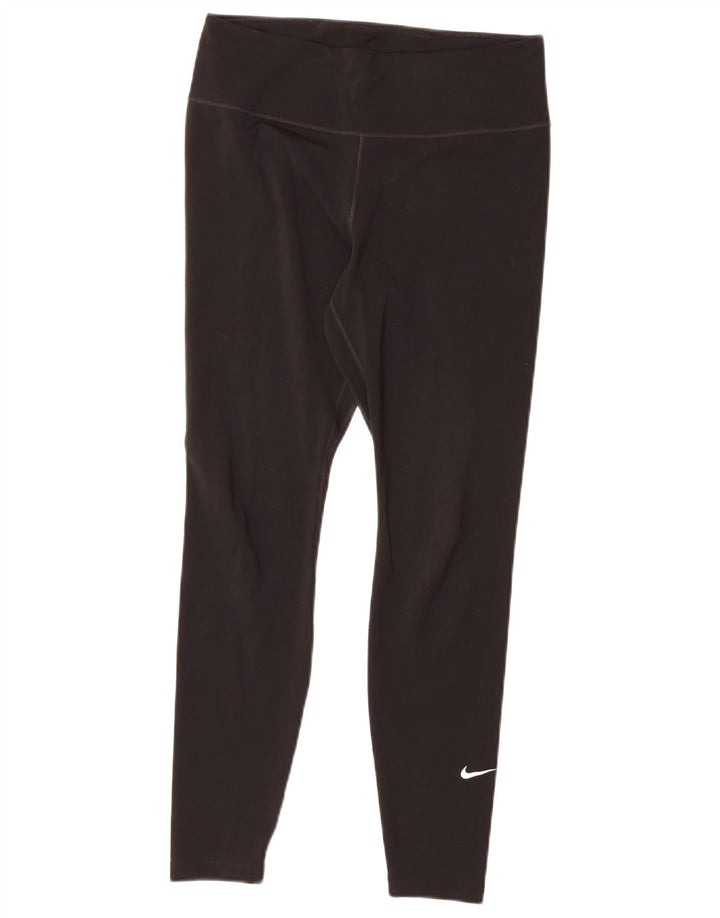 Nike Dame Dri Fit Leggings UK 12 Medium Sort