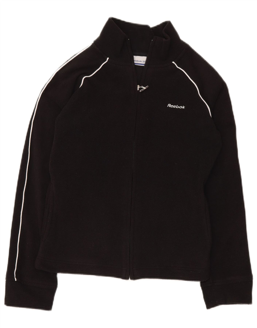 REEBOK Fleecejakke til kvinder UK 10 Lille sort polyester