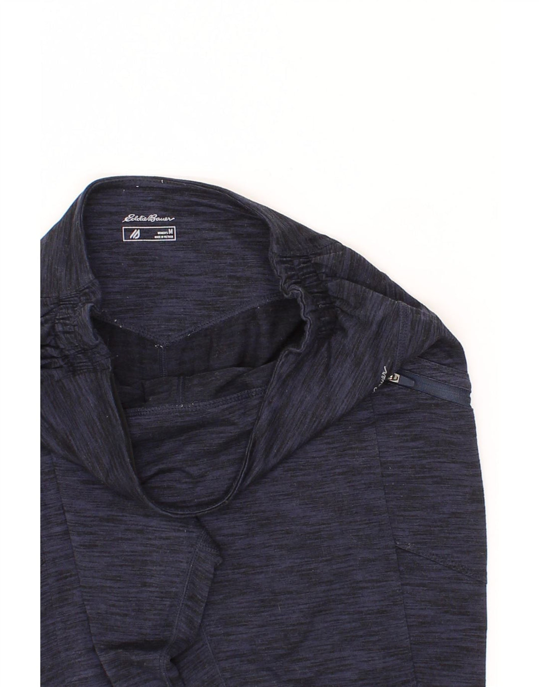 EDDIE BAUER Womens Tracksuit Trousers UK 12 Medium  Navy Blue Flecked Vintage Eddie Bauer and Second-Hand Eddie Bauer from Messina Hembry 