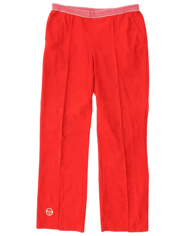 SERGIO TACCHINI Dame træningsdragt Bukser IT 48 XL W34 L29 Rød Triacetat