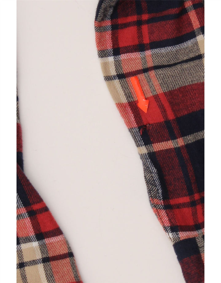Jack & Jones herre flannelskjorte XL marineblå ternet bomuld