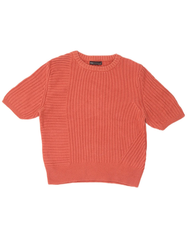 Marks & Spencer Dame sweater med rund hals DK 16 Large Pink