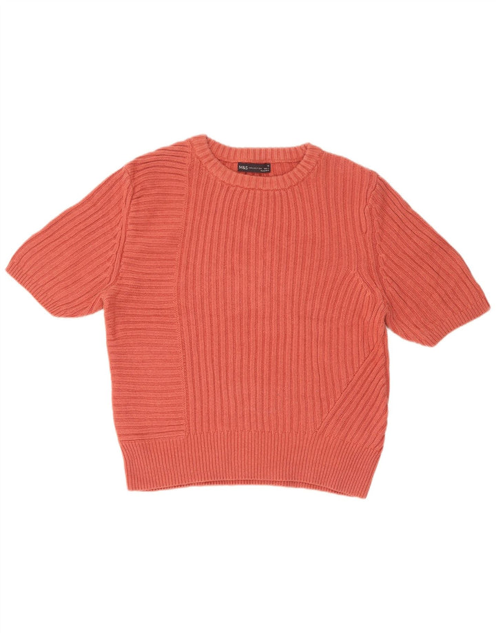 Marks & Spencer Dame sweater med rund hals DK 16 Large Pink