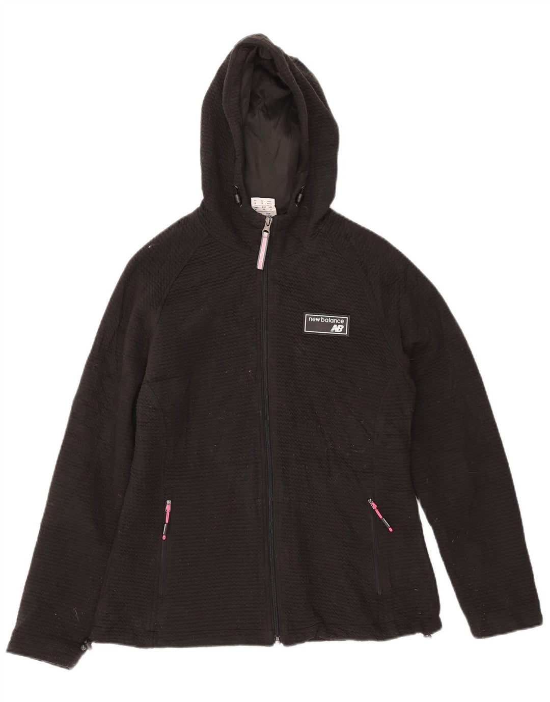 New Balance Dame Hættetrøje Sweater UK 14 Medium Sort Polyester