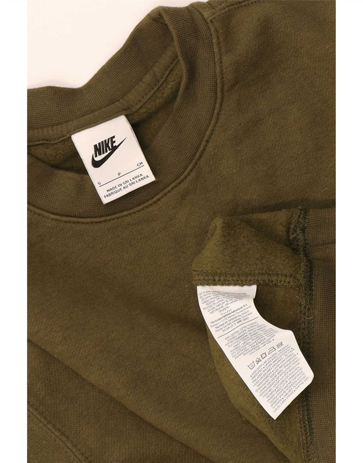 Nike Sweatshirt til mænd, lille Khaki Bomuld