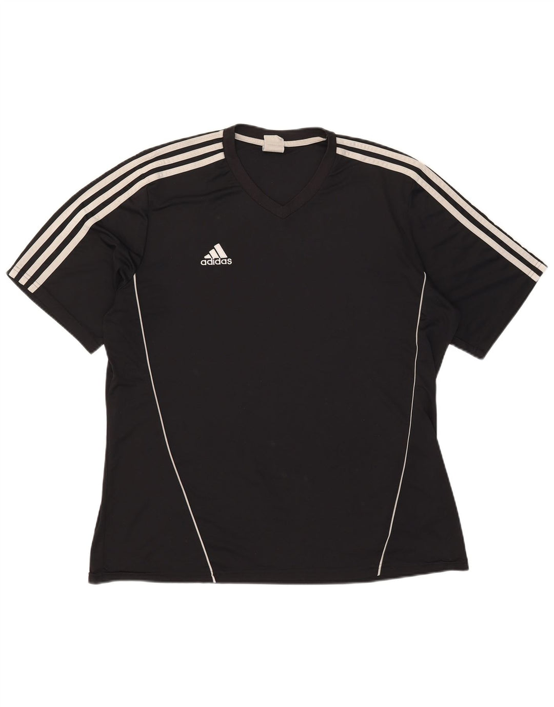 Adidas Herre T-Shirt Top XL Sort Polyester