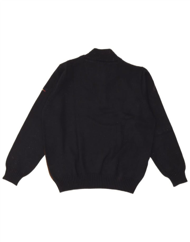 Il Granchio Herre Zip Neck Jumper Sweater Medium Multicolored Colourblock