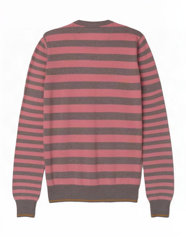 Fila Herre sweater med rund hals XS Pink Stribet bomuld