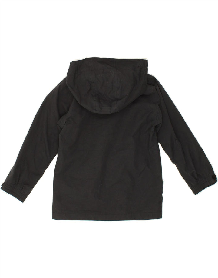 MOUNTAIN WAREHOUSE Boys Hooded Rain Jacket 7-8 Years Black Vintage Mountain Warehouse and Second-Hand Mountain Warehouse from Messina Hembry 