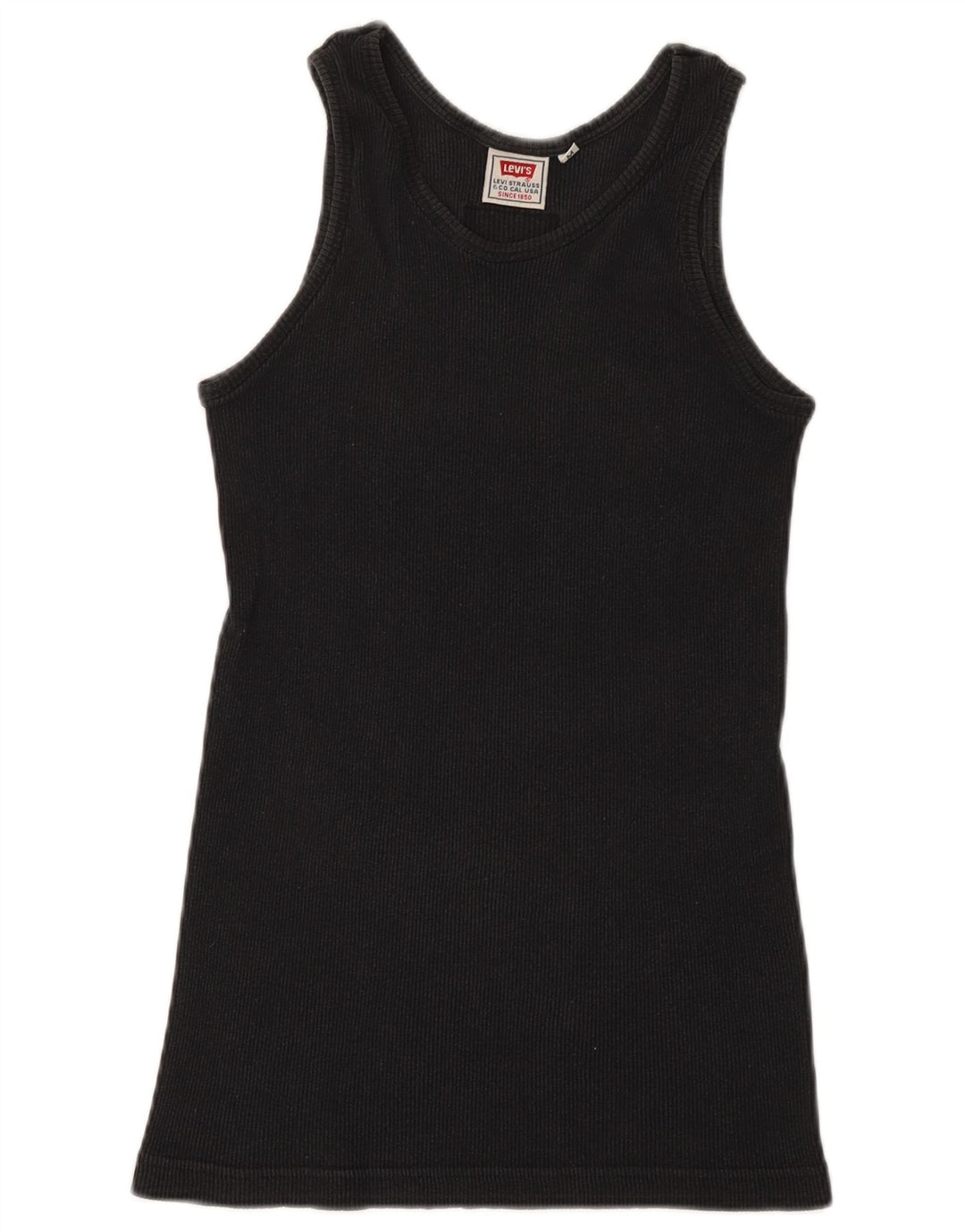 Levi's Damevest Top UK 12 Medium Sort Bomuld