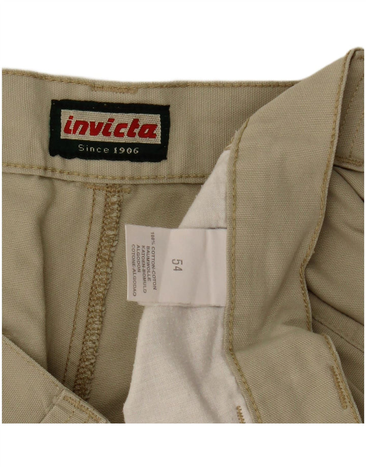 Invicta Herre Cargo Shorts IT 54 2XL W36 Beige Bomuld