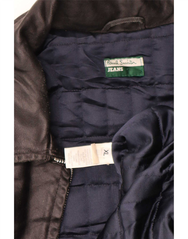 Paul Smith Herre Læderjakke UK 42 XL Sort