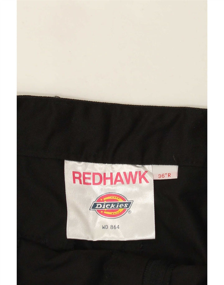 Dickies Lige Chinobukser til mænd W36 L29 Sort polyester