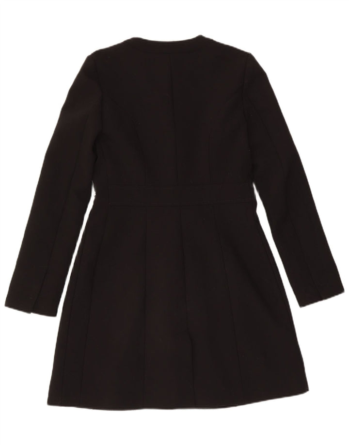 Elisabetta Franchi Dame Overfrakke IT 40 Lille Sort Polyester