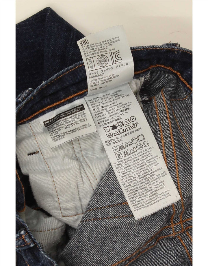 Levi's skinny jeans til kvinder W25 L32 blå bomuld