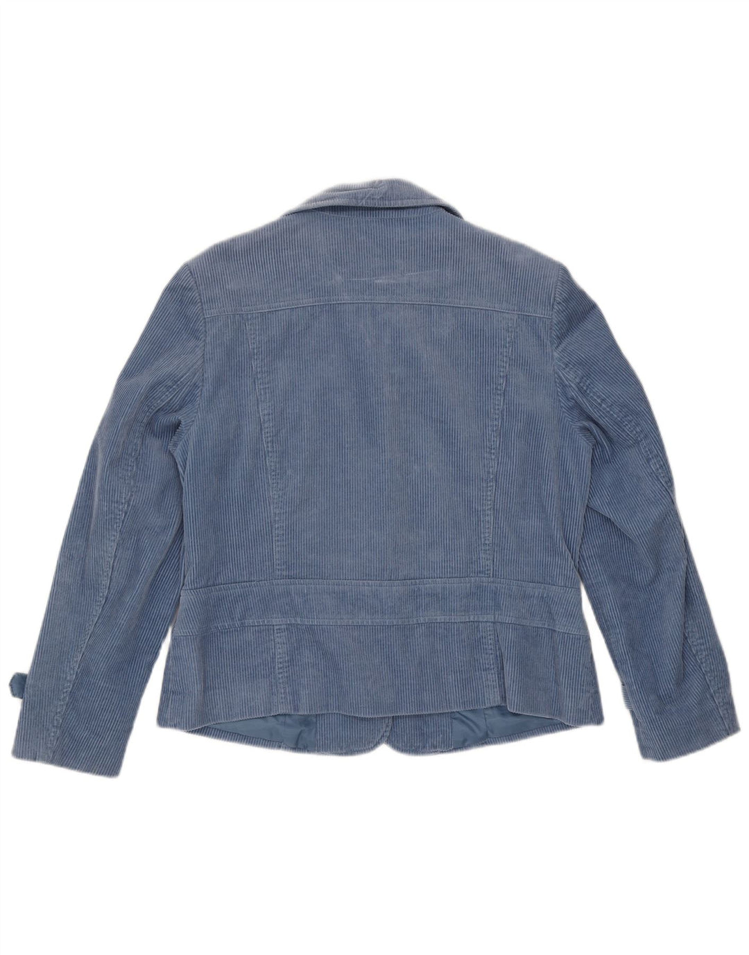 John Baner Damefløjlsjakke UK 16 Large Blue Cotton