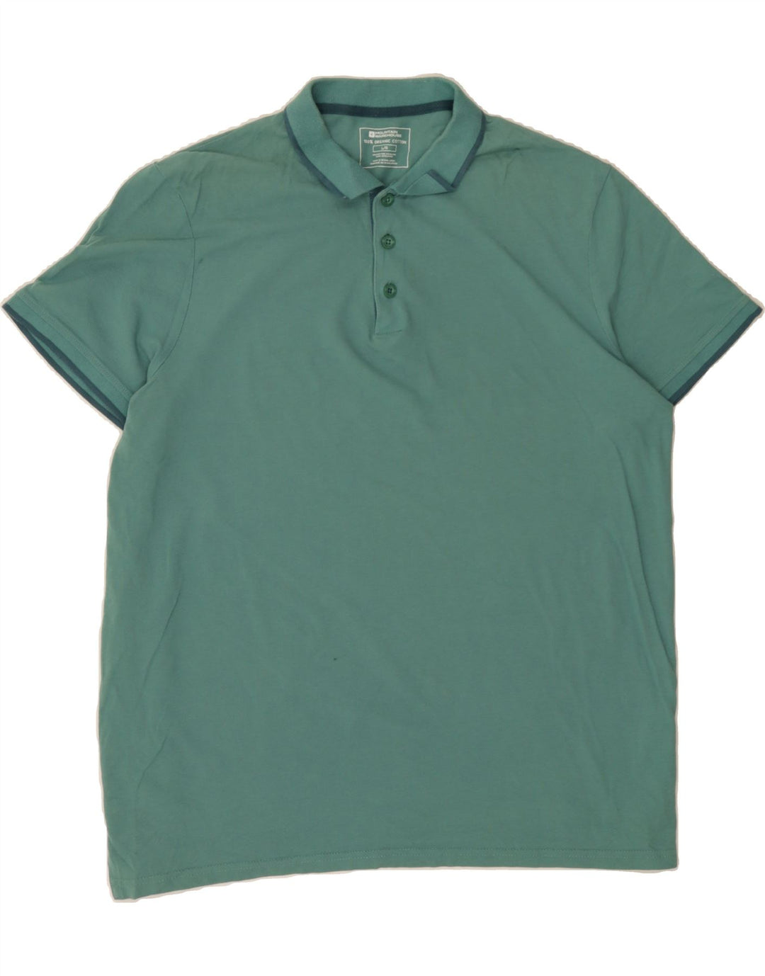 MOUNTAIN WAREHOUSE Mens Polo Shirt Large Green Cotton Vintage Mountain Warehouse and Second-Hand Mountain Warehouse from Messina Hembry 
