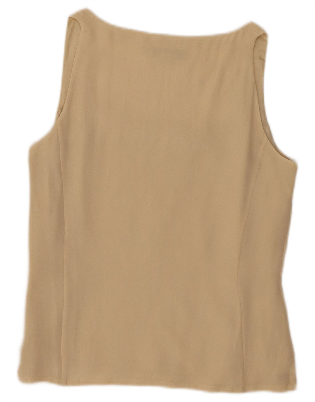 Blunauta ærmeløs bluse til kvinder IT 42 Medium Beige Silke